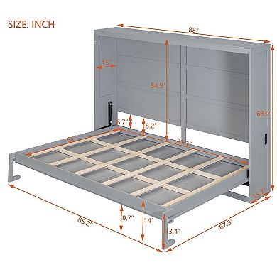 Queen-Size Murphy Bed Wall Bed