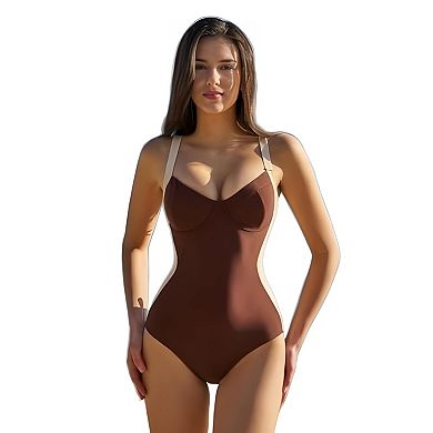 Women’s Color Block Monokini Swimwear