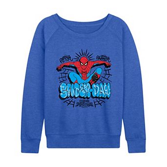 Women's Marvel Spider-Man Brand New Day Graffiti French Terry Long Sleeve Tee
