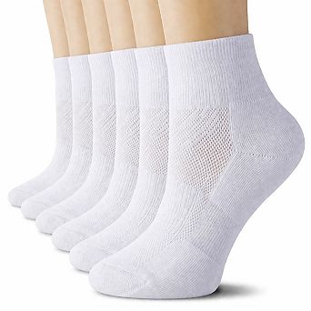 6 Pairs Women's Sport Ankle Socks