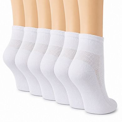 6 Pairs Women's Sport Ankle Socks