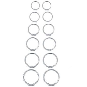 12 pc Nose Ring Set