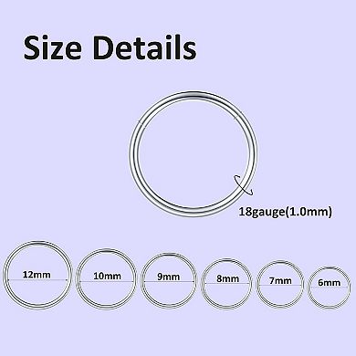 12 Piece Nose Ring Set
