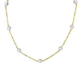Layered Pearl Necklace Set