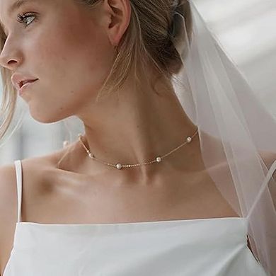 Layered Pearl Necklace Set