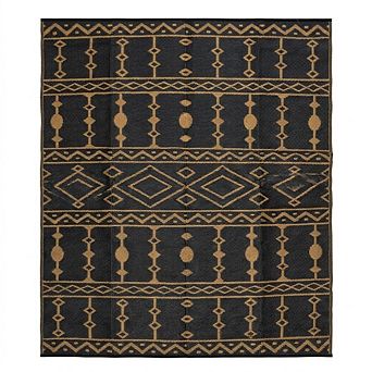 Waterproof Outdoor Rug Reversible, UV Resistant PE Patio Mat, Foldable Easy-Clean for Patio Deck
