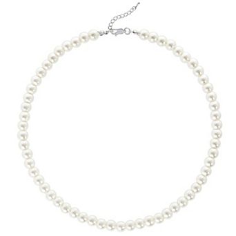 Round Imitation Pearl Necklace for Brides