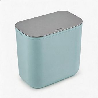 Hanging Trash Can, Under Sink Compost Small Trash Bin with Stainless Steel Lid