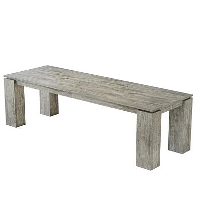Modern Dining Table, Extra Long Kitchen Table for 6-8