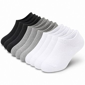 5-6 Pairs Women's No Show Athletic Socks