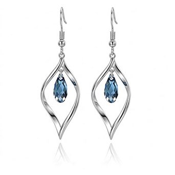 Leaf Waterdrop Dangle Earrings