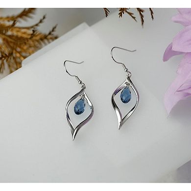 Leaf Waterdrop Dangle Earrings