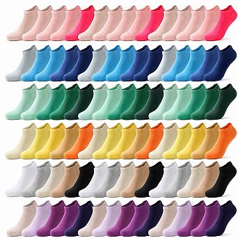 150 Pairs Women's Casual Low Cut Socks