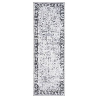Machine Washable Rugs for Bedroom, Soft Area Rug Modern Geometric