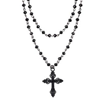 Gothic Cross Choker Necklace
