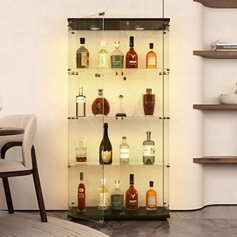 Tempered glass display cases, wine cabinets, storage cabinets, filing cabinets