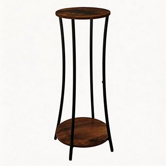 Round Corner Plant Stand For Patio Garden Indoor