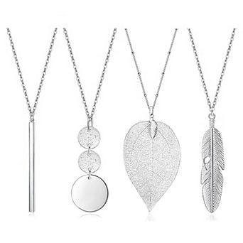 Long Pendant Necklace Set