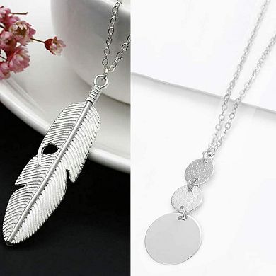 Long Pendant Necklace Set