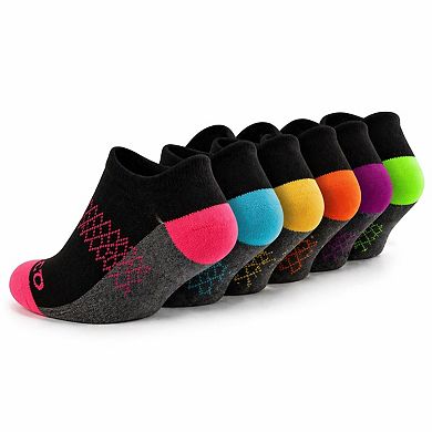 6 Pairs Women's No Show Athletic Socks