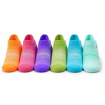 6 Pairs Women's Low Cut Compression Socks