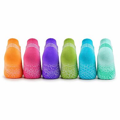 6 Pairs Women's Low Cut Compression Socks