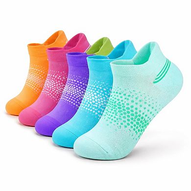 6 Pairs Women's Low Cut Compression Socks