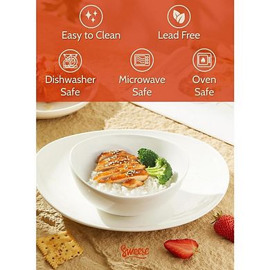 304 Stainless Steel Soup Spoon, 13.7", Ergonomic Handle, Kitchen Cooking Spoon