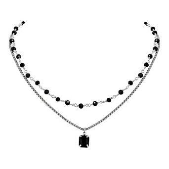 Gothic Boho Crystal Choker Necklace