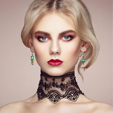 Vintage Teardrop Dangle Earrings Set