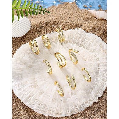 Gold Filled Triple Band Toe Rings for Women