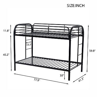 Twin over Twin House Bed