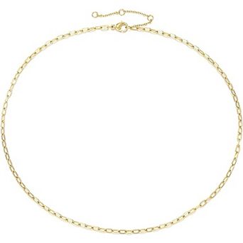 Simple Gold Plated Choker Necklace