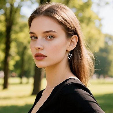 Heart Dangle Earrings