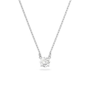 Elegant Crystal Pendant Necklace Set