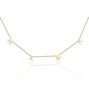 Dainty Gold Mom Necklace for Women