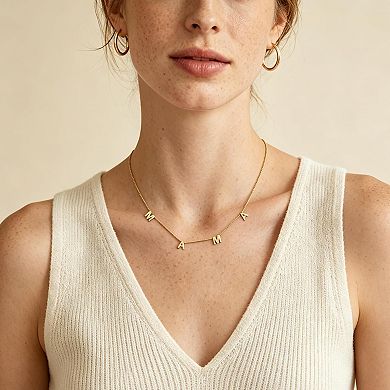 Dainty Gold Mom Necklace for Women
