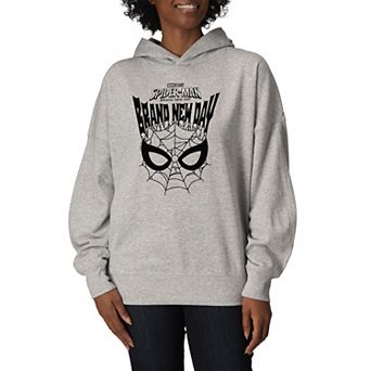 Women's Marvel Spider-Man Brand New Day Webs Oversized Fleece Hoodie Sweatshirt