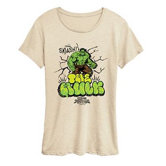 Women's Marvel Spider-Man Brand New Day The Hulk Graffi Graphic Tee