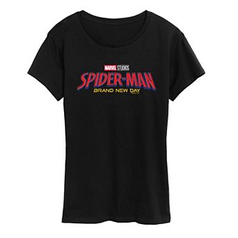 Women's Marvel Spider-Man Brand New Day Logo Graphic Tee