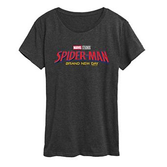 Women's Marvel Spider-Man Brand New Day Logo Graphic Tee
