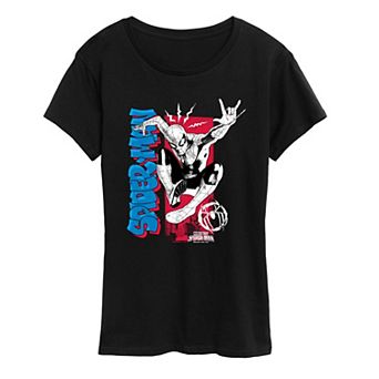 Women's Marvel Spider-Man Brand New Day Jump Action Graphic Tee