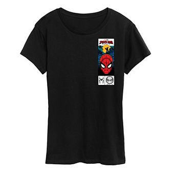 Women's Marvel Spider-Man Brand New Day Tag Box Graphic Tee