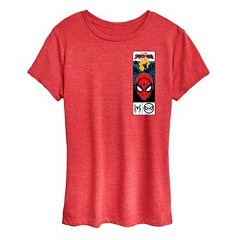 Women's Marvel Spider-Man Brand New Day Tag Box Graphic Tee