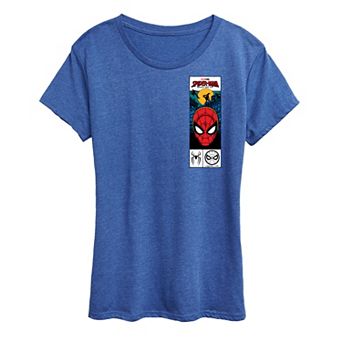 Women's Marvel Spider-Man Brand New Day Tag Box Graphic Tee