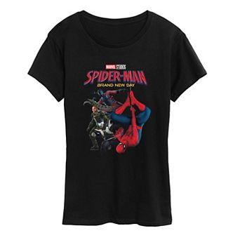 Women's Marvel Spider-Man Brand New Day Group Graphic Tee