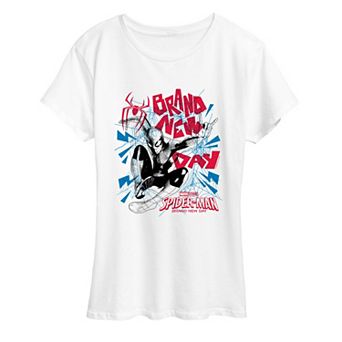 Women's Marvel Spider-Man Brand New Day Web Action Graphic Tee