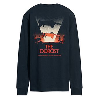 Men's The Exorcist It's A Wonderful Day For An Exorcism Long Sleeve Graphic Tee