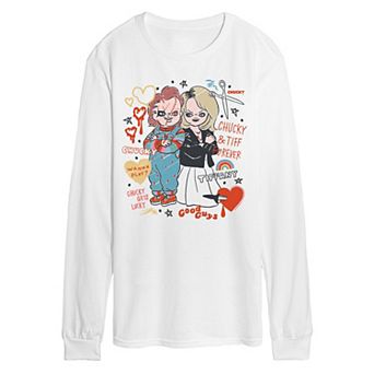 Men's Chucky & Tiff Forever Doodles Long Sleeve Graphic Tee