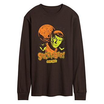 Men's Star Trek Spocktober Halloween Long Sleeve Graphic Tee